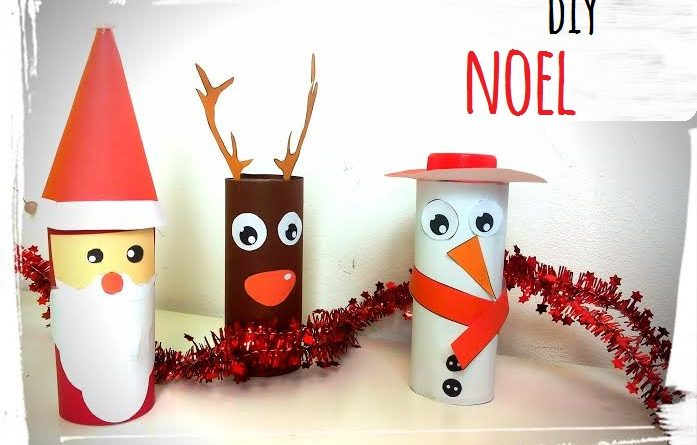 Activité Manuelle De Noël Avec Des Rouleaux De Papier dedans Activité Manuelle Avec Des Rouleaux De Papier Toilette