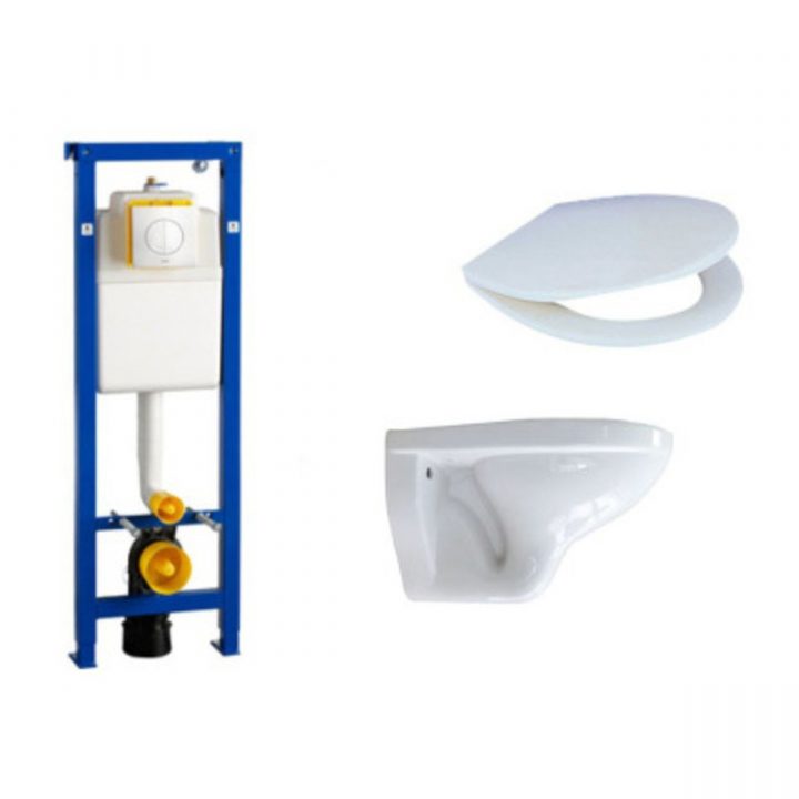 Adema Classico Wc Suspendu Avec Réservoir Encastrable encequiconcerne Toilette Encastrable
