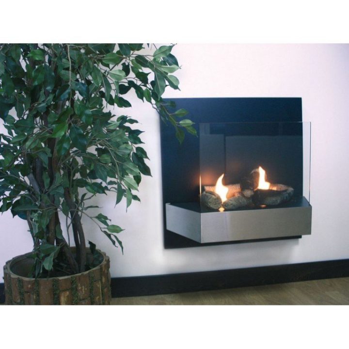 Afrodita, Cheminée Murale Bio-Éthanol Façon Torchère Pour concernant Cheminée Bio Ethanol Murale