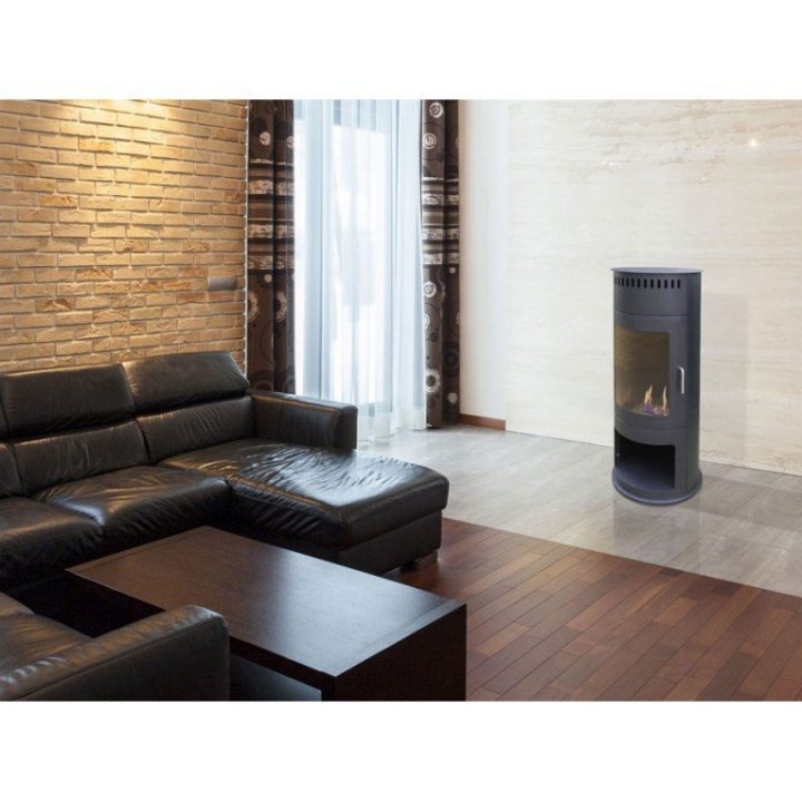 Afrodita, Cheminée Murale Bio-Éthanol Façon Torchère Pour dedans Cheminée Bio Ethanol Murale