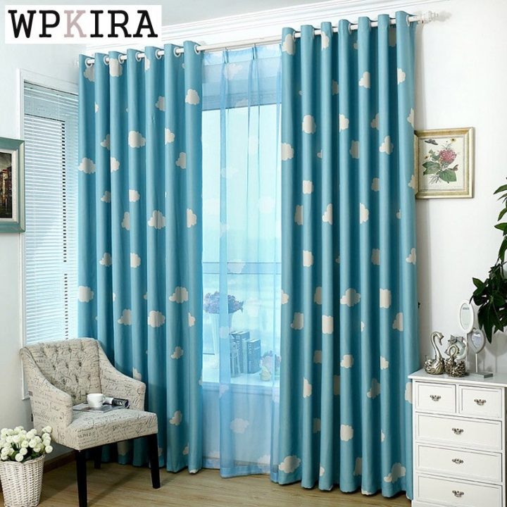 Aliexpress : Buy Blue/Pink Curtains Grommet Curtains pour Wish Rideau