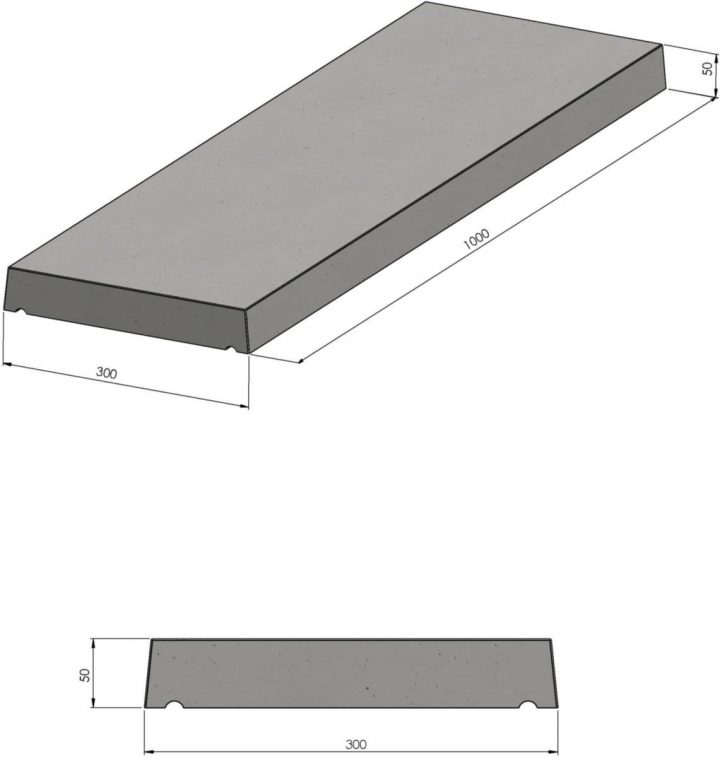 Alkern – Couvertine C2 – Béton – Teinte Pierre – 100X30 Cm destiné Chapeau De Cheminée En Béton