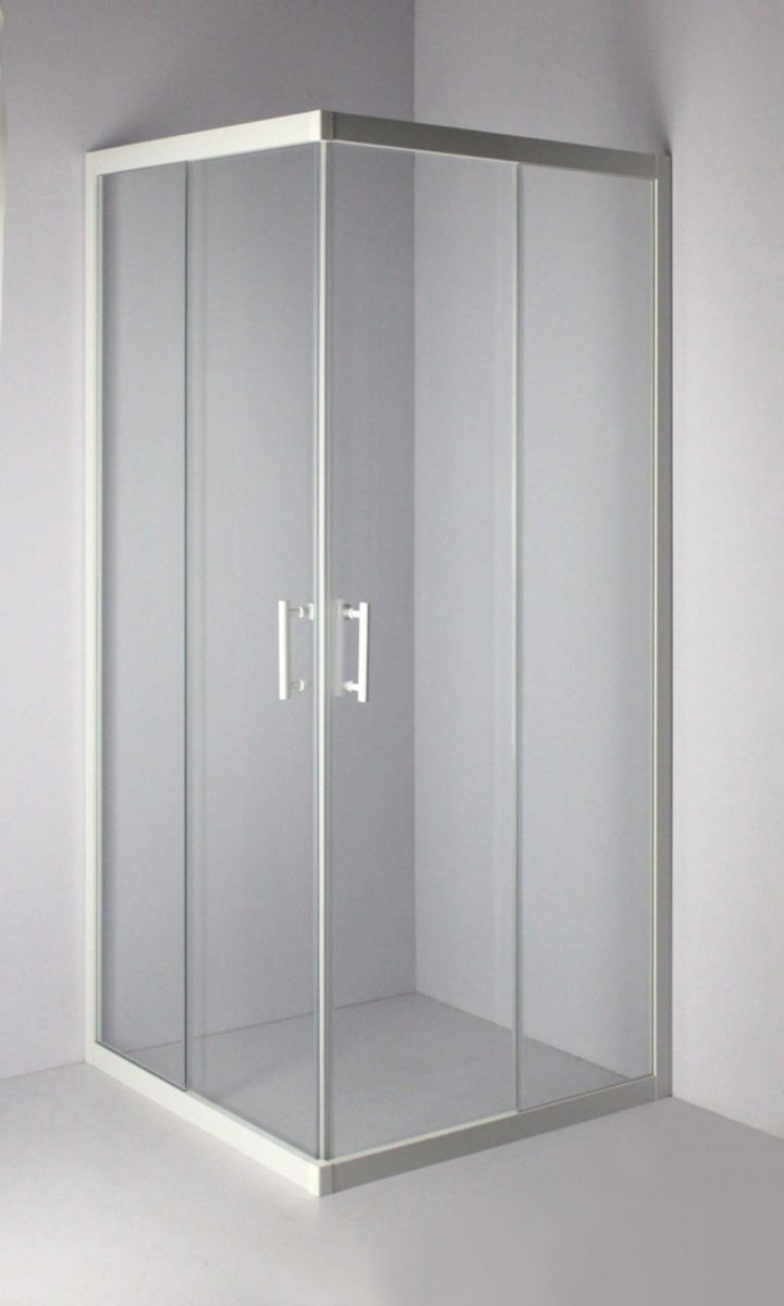 Alterna – Paroi De Douche Verseau Accès D'Angle Coulissant dedans Porte De Douche D Angle Coulissante
