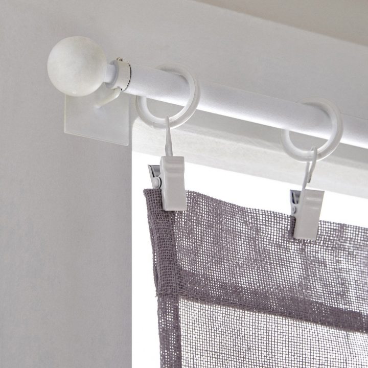 Anneaux Barre De Vitrage 10 Mm Métal Blanc Inspire | Leroy pour Rideaux Pour Veranda Leroy Merlin Anneaux Barre De Vitrage 10 Mm Métal Blanc Inspire | Leroy pour Rideaux Pour Veranda Leroy Merlin