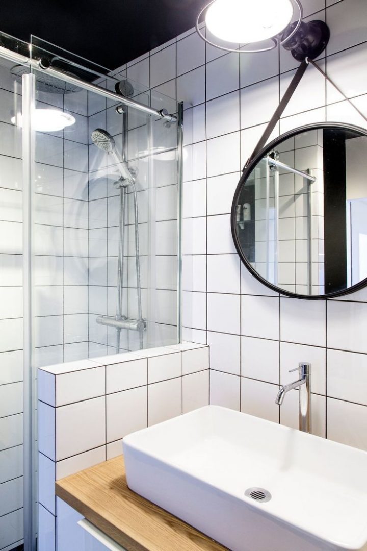 Appartement Paris 19 : Rénovation Sur Mesure | Remplacer à Rideau De Douche Sur Mesure