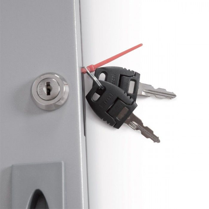 Armoire À Rideaux Pour Bureau H160 Cm, Meuble À Rideaux à Rideau Hauteur 160