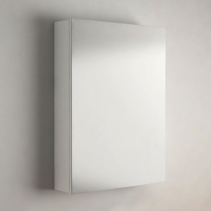 Armoire De Toilette Finition Bois Blanc 60 Cm, Madrid pour Armoire De Toilette Rossignol