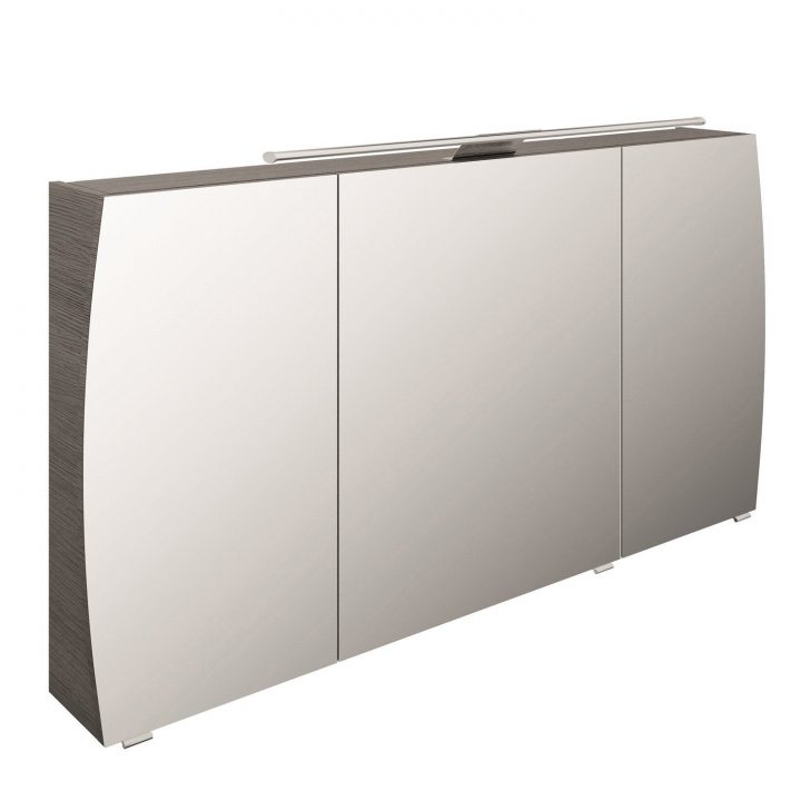 Armoire De Toilette Lumineuse L. 140 Cm, Gris Image tout Toilettes Leroy Merlin