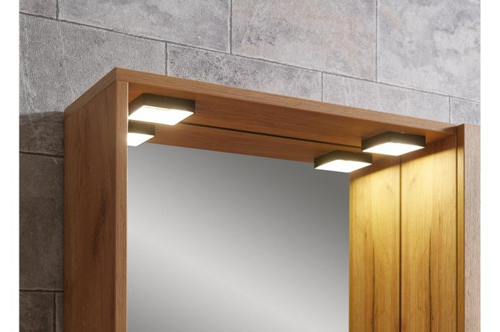 Armoire De Toilette Murale Avec Miroir Et Éclairage Pour à Luminaire Toilette