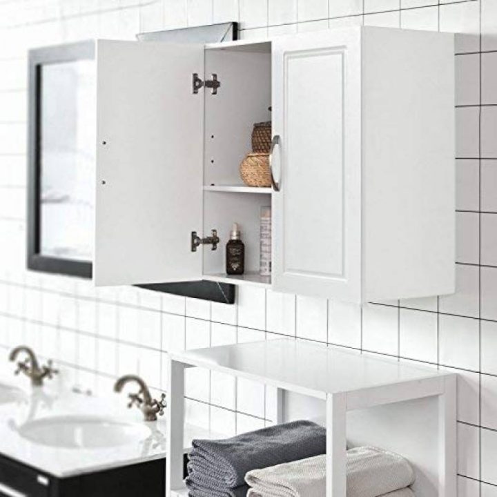 Armoire De Toilette Pharmacie : Notre Top 10 Pour 2020 tout Meuble Haut Toilette