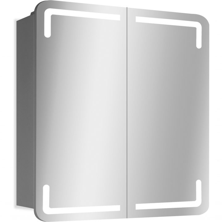 Armoire Led De Toilette Lumineuse L. 80 Cm, Blanc Estrella à Armoire De Toilette But Armoire Led De Toilette Lumineuse L. 80 Cm, Blanc Estrella à Armoire De Toilette But