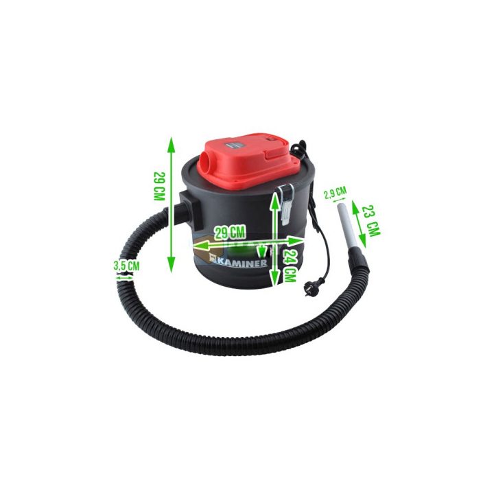 Aspirateur Vide Cendres Cheminée Poêle Hepa 1200W 15L avec Aspirateur Cheminée