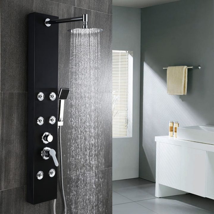 Auralum® Panneau De Douche Pluie 3 Positions De Douche à Position Douche