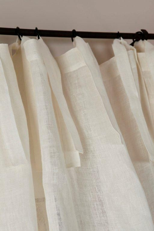 Autour De La Fenêtre – Charme D'Antan | Rideaux, Rideaux avec Rideau Gaze De Lin