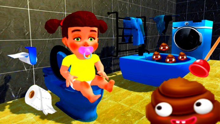 Baby Toilet Training Simulator 3D & Kids Potty Fun Game encequiconcerne Toilette Simulator