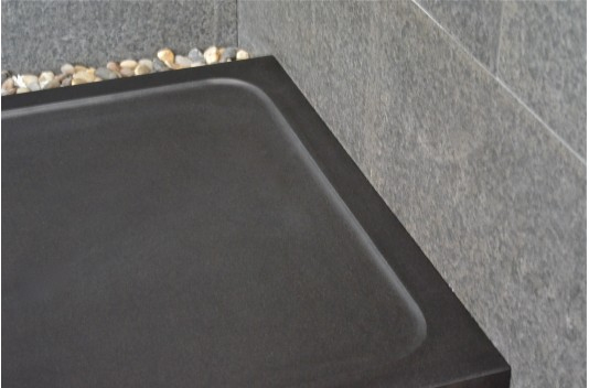 Bac À Douche En Pierre Taillé Dans Le Granit Noir 80X80 pour Receveur De Douche Noir 80X80 Bac À Douche En Pierre Taillé Dans Le Granit Noir 80X80 pour Receveur De Douche Noir 80X80