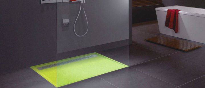 Bac De Douche À Grille Sans Caniveau – Ultra-Plat (3 Cm encequiconcerne Pose Caniveau Douche