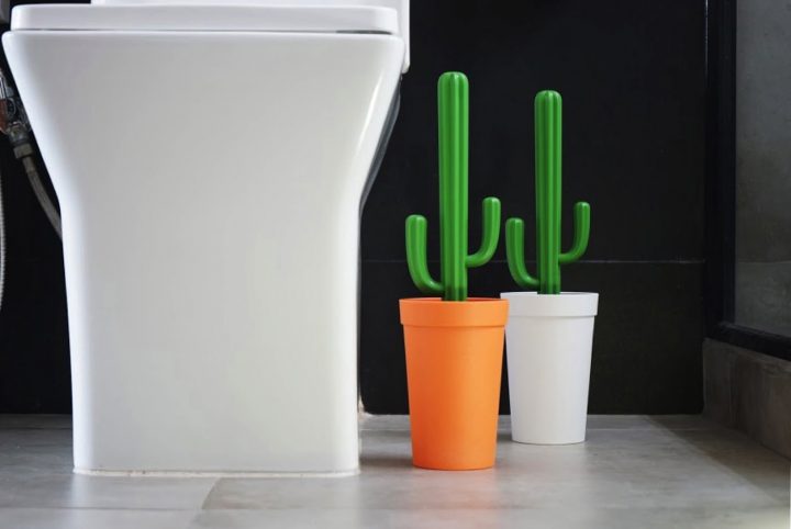 Balai De Toilette Cactus – Plastiques Paris concernant Balai Toilette