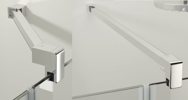 Barre De Renfort Multiposition 100 Cm -Droite Ou Angle destiné Position Douche