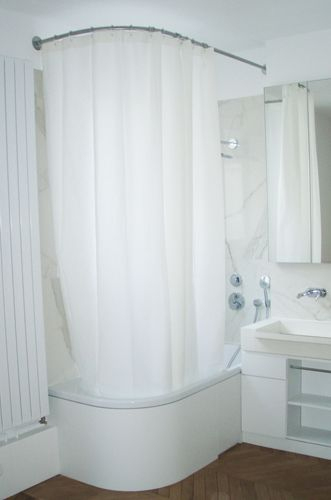 Barre De Rideau De Douche Galbobain Sur-Mesure Pour avec Rideau De Douche Sur Mesure