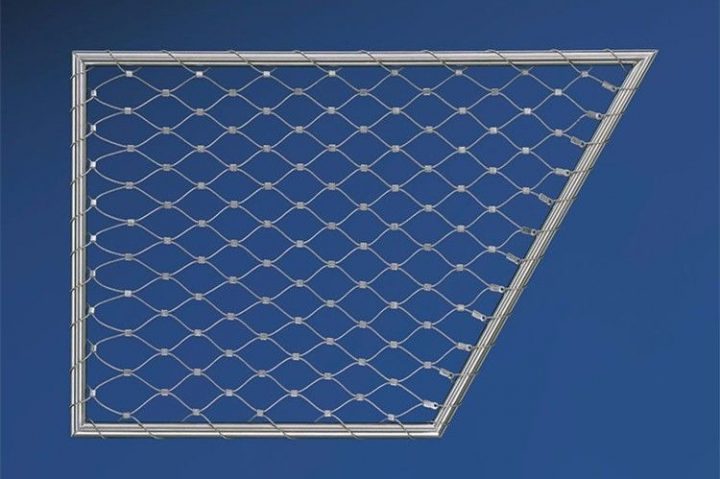 Barrière De Maille De Câble Métallique D'Acier Inoxydable à Rideau Maille Métallique Barrière De Maille De Câble Métallique D'Acier Inoxydable à Rideau Maille Métallique