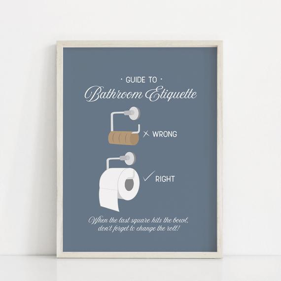 Bathroom Etiquette Funny | Bathroom Design concernant Changer Toilette Bathroom Etiquette Funny | Bathroom Design concernant Changer Toilette