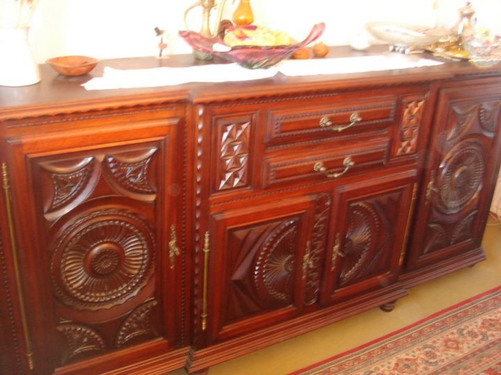 Belle Salle À Manger En Bois Massif Sculpté Occasion intérieur Salle A Manger D Occasion