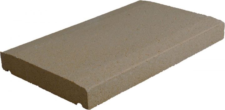 Bip – Chaperon Mur 20 Pans Evène Sable – 50X30X5 Cm | Point.p destiné Chapeau De Cheminée Béton Point P