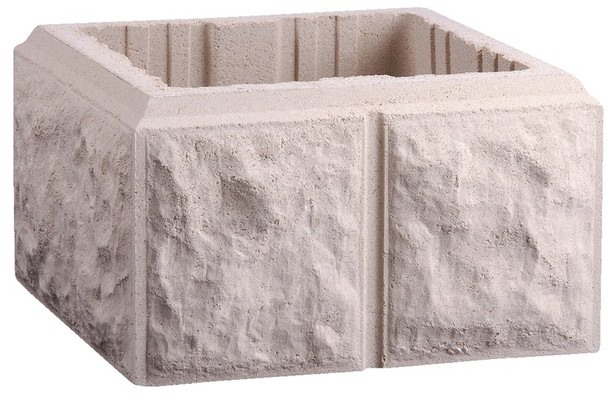 Boisseau Cheminée Brico Depot Pilier Bossel Ton Pierre L30 intérieur Chapeau De Cheminée Béton Brico Depot