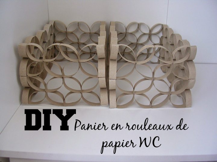 Boucle D'Aure: Diy : Panier En Rouleaux De Papier Wc à Creation Avec Rouleau Papier Toilette