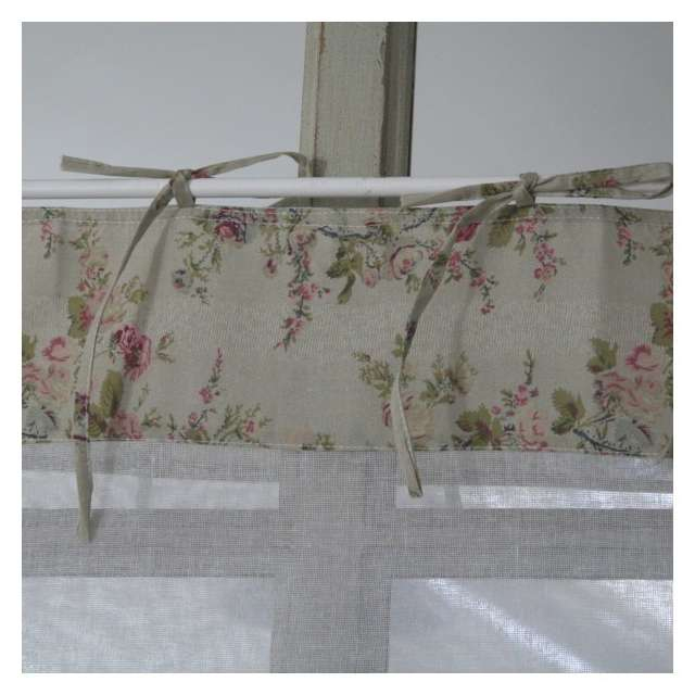 Boutique Brise Bise, Rideau Fleuri Coton Décoration Romantique avec Rideaux A Fleurs