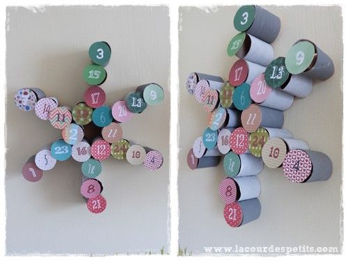 Bricolage En Rouleaux De Papier Toilette #5 : Un encequiconcerne Calendrier De L Avent En Rouleau Papier Toilette