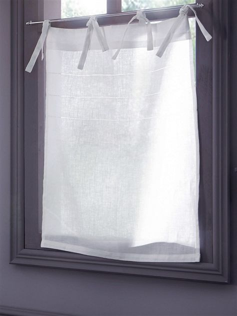 Brise Bise En Lin Blanc Plus | Rideau Petite Fenetre pour Rideaux Petite Taille Brise Bise En Lin Blanc Plus | Rideau Petite Fenetre pour Rideaux Petite Taille