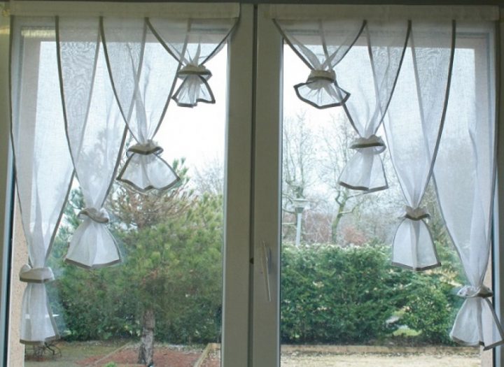 Brise Bise Sur Mesure: Petit Rideau Romantique Clochette intérieur Rideaux Pour Petite Fenêtre