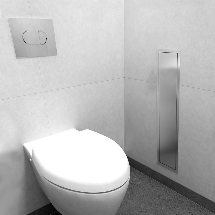 Brosse Wc Suspendu Portebrosse Wc Mural Nuova De Roca With destiné Toilette Suspendu Pas Cher