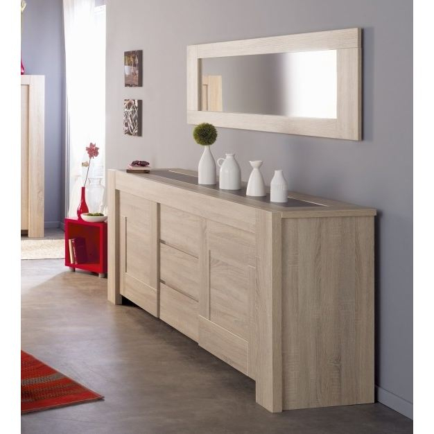 Buffet Bas De Salle À Manger Moderne Mathias – Comparer avec Meuble De Salle A Manger Pas Cher
