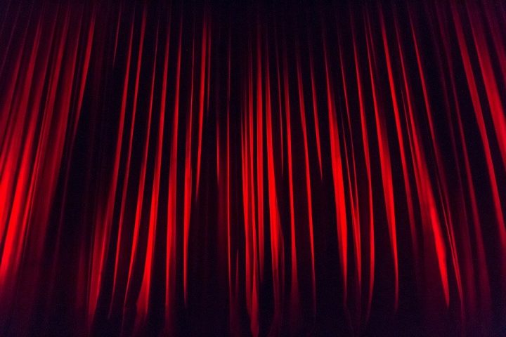 Bühnenvorhang Vorhang Bühne · Kostenloses Foto Auf Pixabay dedans Rideau De Scène Noir