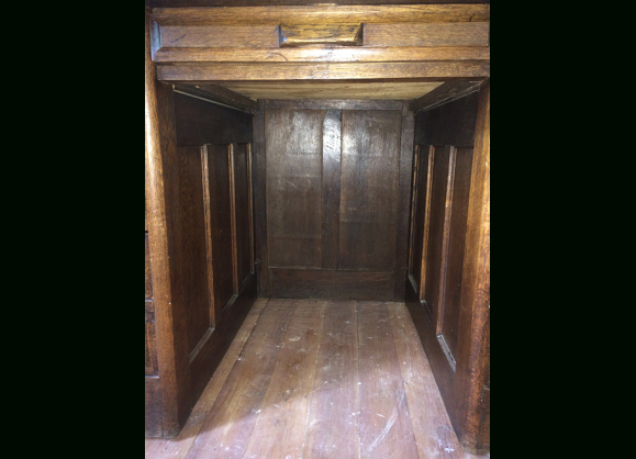 Bureau Américain À Rideau Cylindre Chêne Massif | Chene à Rideaux Americain