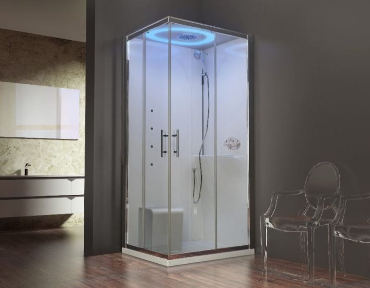 Cabine Avec Verre Sécurité Trempé De 6 Mm D'Épaisseur tout Cabine De Douche Avec Siège Intégré Cabine Avec Verre Sécurité Trempé De 6 Mm D'Épaisseur tout Cabine De Douche Avec Siège Intégré