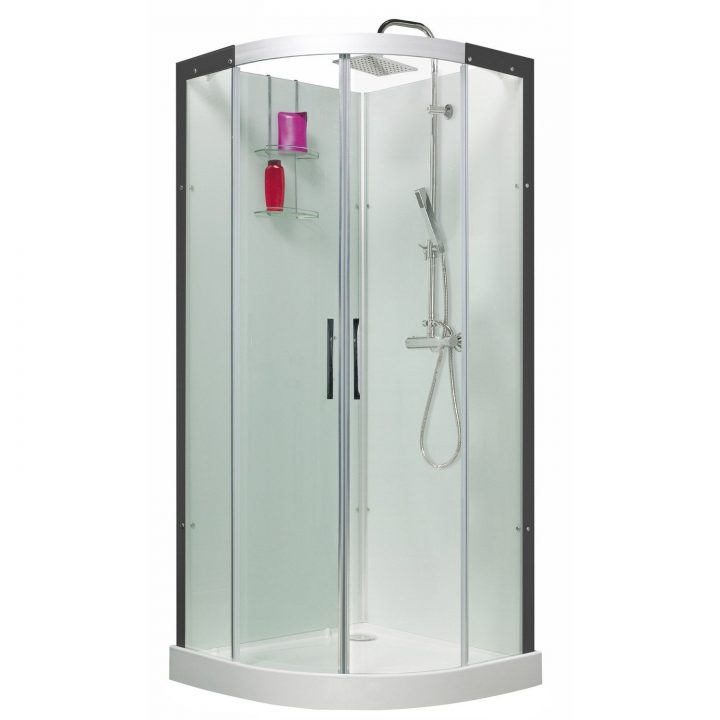 Cabine De Douche 1/4 De Cercle 90X90 Cm, Thalaglass 2 à Cabine Douche Mr Bricolage Cabine De Douche 1/4 De Cercle 90X90 Cm, Thalaglass 2 à Cabine Douche Mr Bricolage