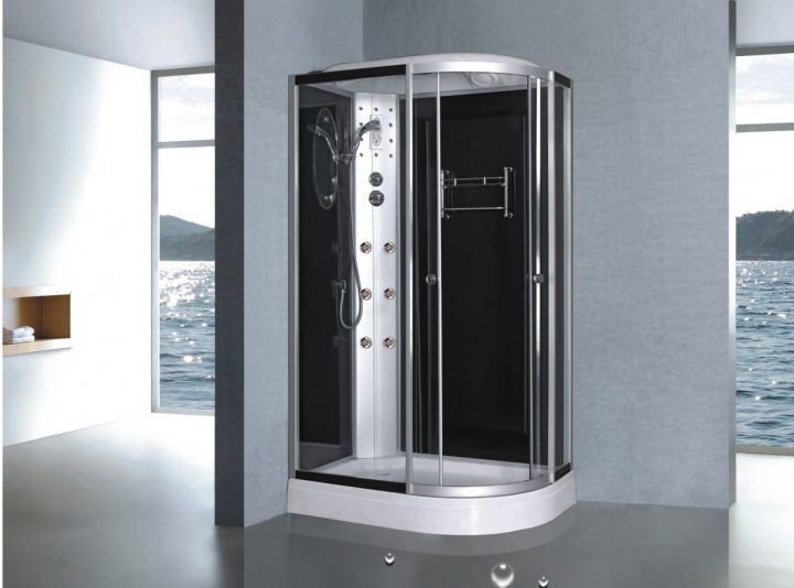 Cabine De Douche Complète Sanifun Lucillo 120 X 80. À intérieur Cabine De Douche Avec Siège Intégré Cabine De Douche Complète Sanifun Lucillo 120 X 80. À intérieur Cabine De Douche Avec Siège Intégré