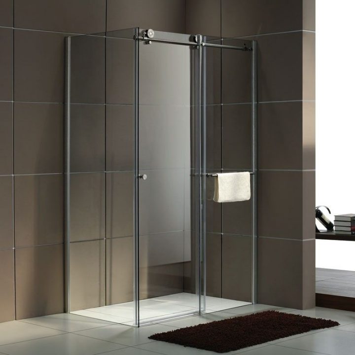 Cabine De Douche Coulissante Rolling, 140 Ou 160 Cm pour Porte Coulissante Douche 140