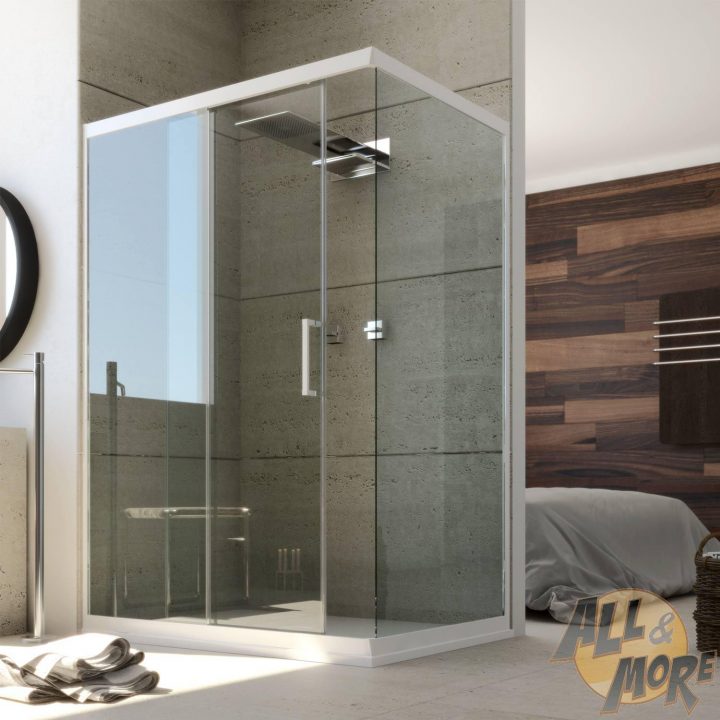 Cabine De Douche En Pvc 90X120Cm Profil Blanc Verre avec Bac A Douche 90X120 Cabine De Douche En Pvc 90X120Cm Profil Blanc Verre avec Bac A Douche 90X120