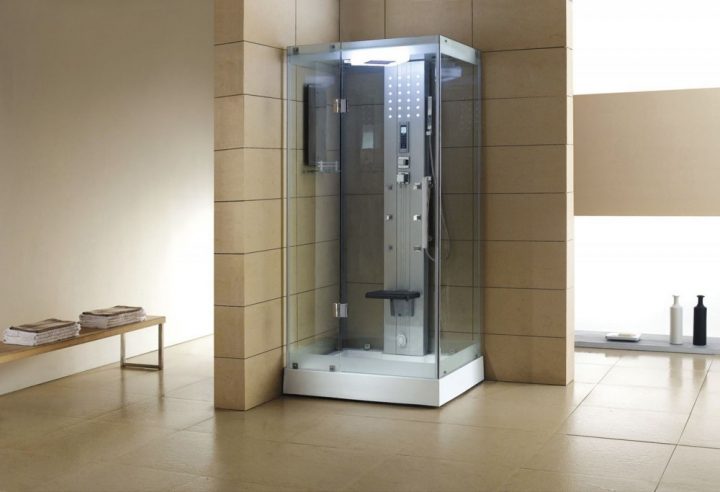 Cabine De Douche Hydromassante Avec Hammam As-005A-3 tout Cabine De Douche Hydromassante Avec Radio