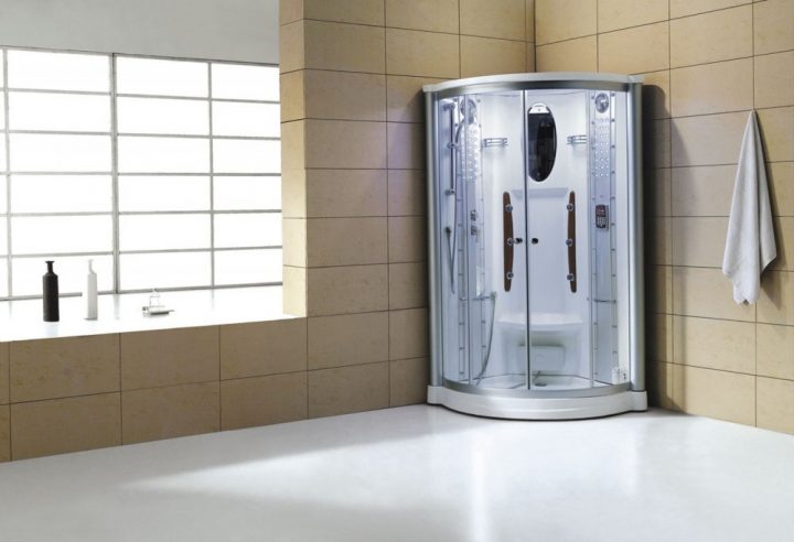 Cabine De Douche Hydromassante Avec Hammam As-011 intérieur Cabine De Douche Hydromassante Avec Radio