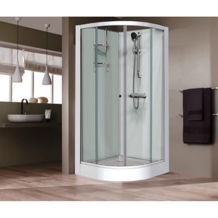 Cabine De Douche Iziglass 1/4 De Rond Portes Coulissantes dedans Cabine De Douche Ronde Cabine De Douche Iziglass 1/4 De Rond Portes Coulissantes dedans Cabine De Douche Ronde