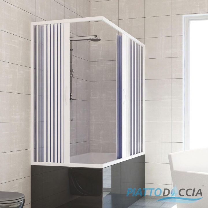 Cabine De Douche Pare Baignoire Pliante Paroi Plastique avec Paroi De Douche En Plastique