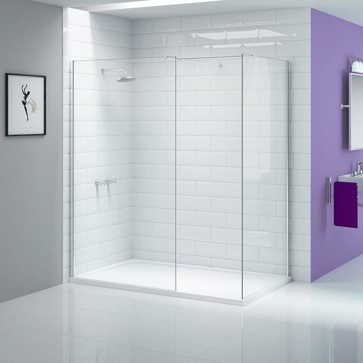 Cabine De Douche Walk-In O2, 140X80 Cm concernant Cabine De Douche 140