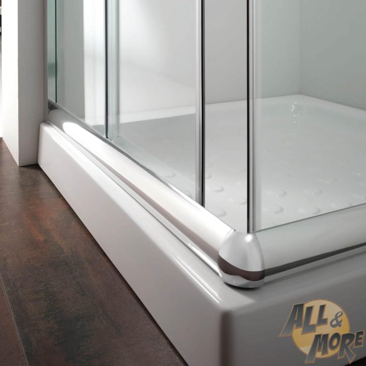 Cabine Paroi Douche 90X70 H185 Cm Verre Transparent avec Bac À Douche 70X90 Cabine Paroi Douche 90X70 H185 Cm Verre Transparent avec Bac À Douche 70X90