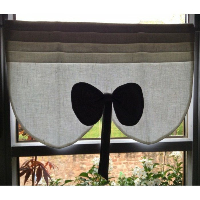 Cantonnière – 70 Idées Pour Chaque Type D'Intérieur encequiconcerne Rideaux Avec Noeuds